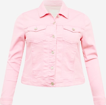 ONLY Carmakoma Демисезонная куртка 'WESPA' в Ярко-розовый: спереди