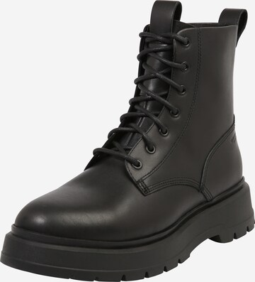 VAGABOND SHOEMAKERS Boots med snörning 'Jeff' i svart: framsida