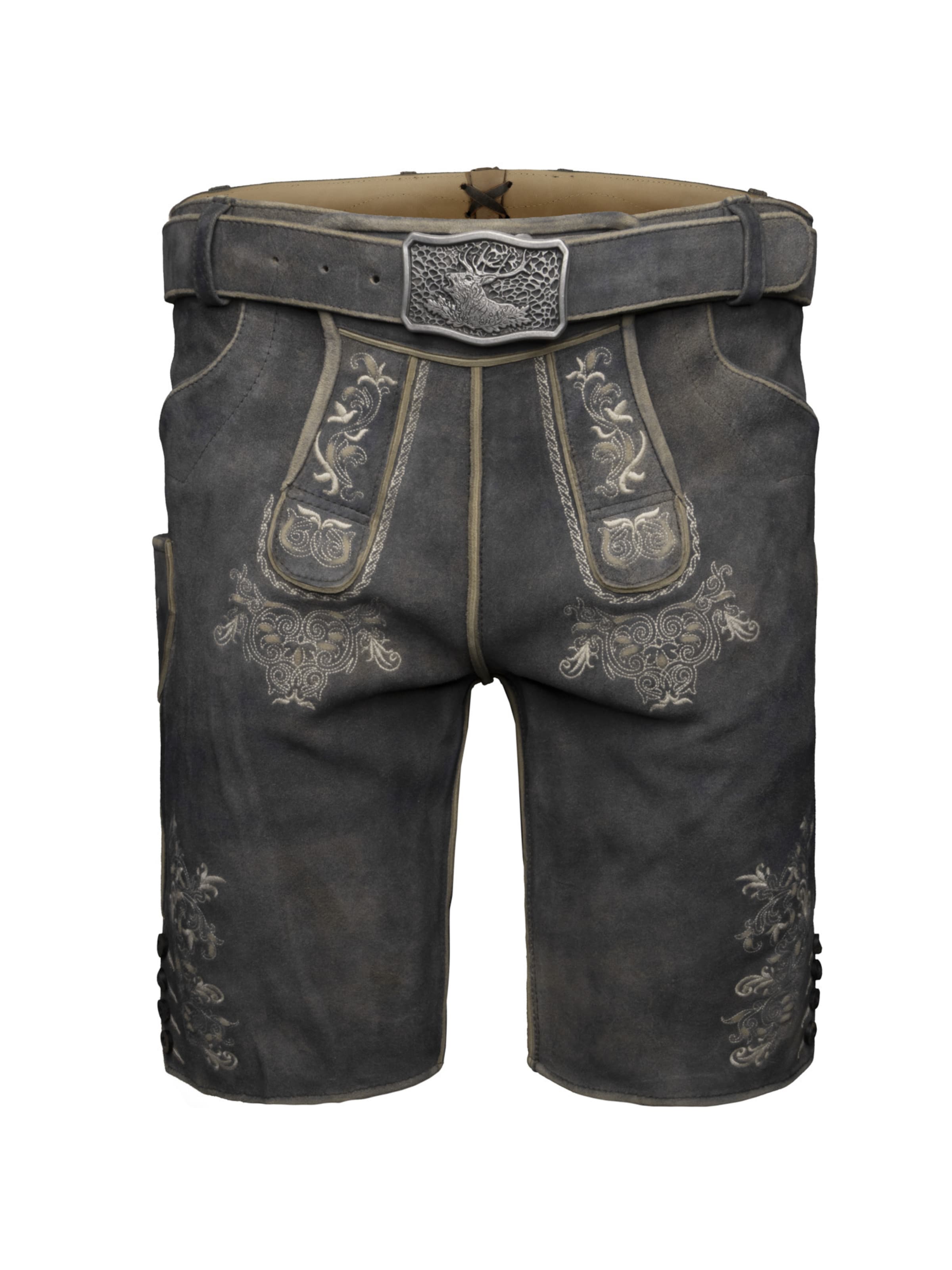 Country Maddox Regular Trachtenshorts 'Kienberg' in Braun: Vorderseite