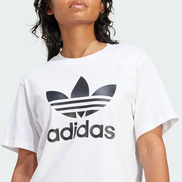 balta ADIDAS ORIGINALS Marškinėliai 'Trefoil'