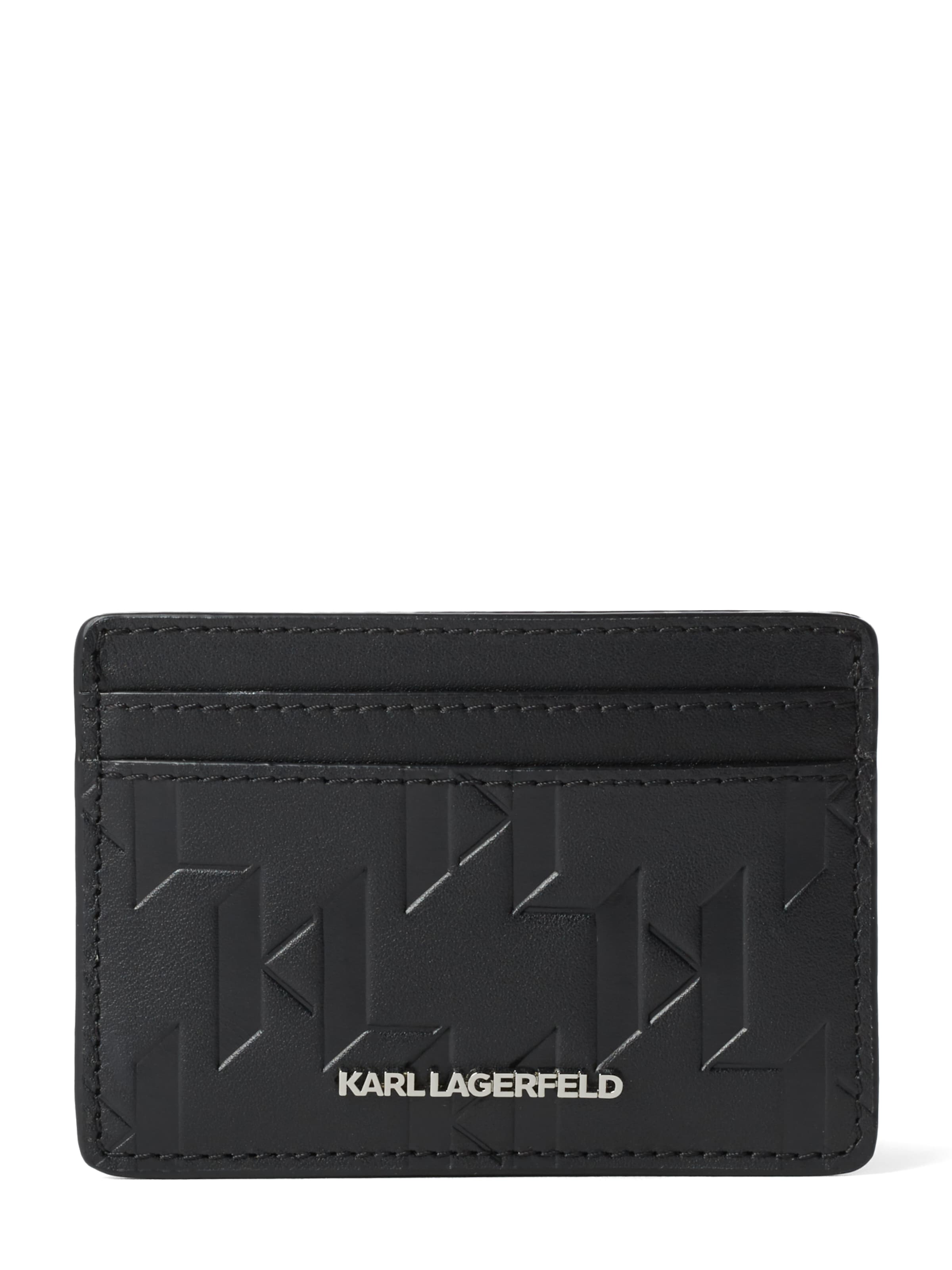Karl Lagerfeld Wallet in Black: front