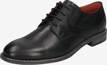 juoda bugatti Batai su raišteliais: priekis