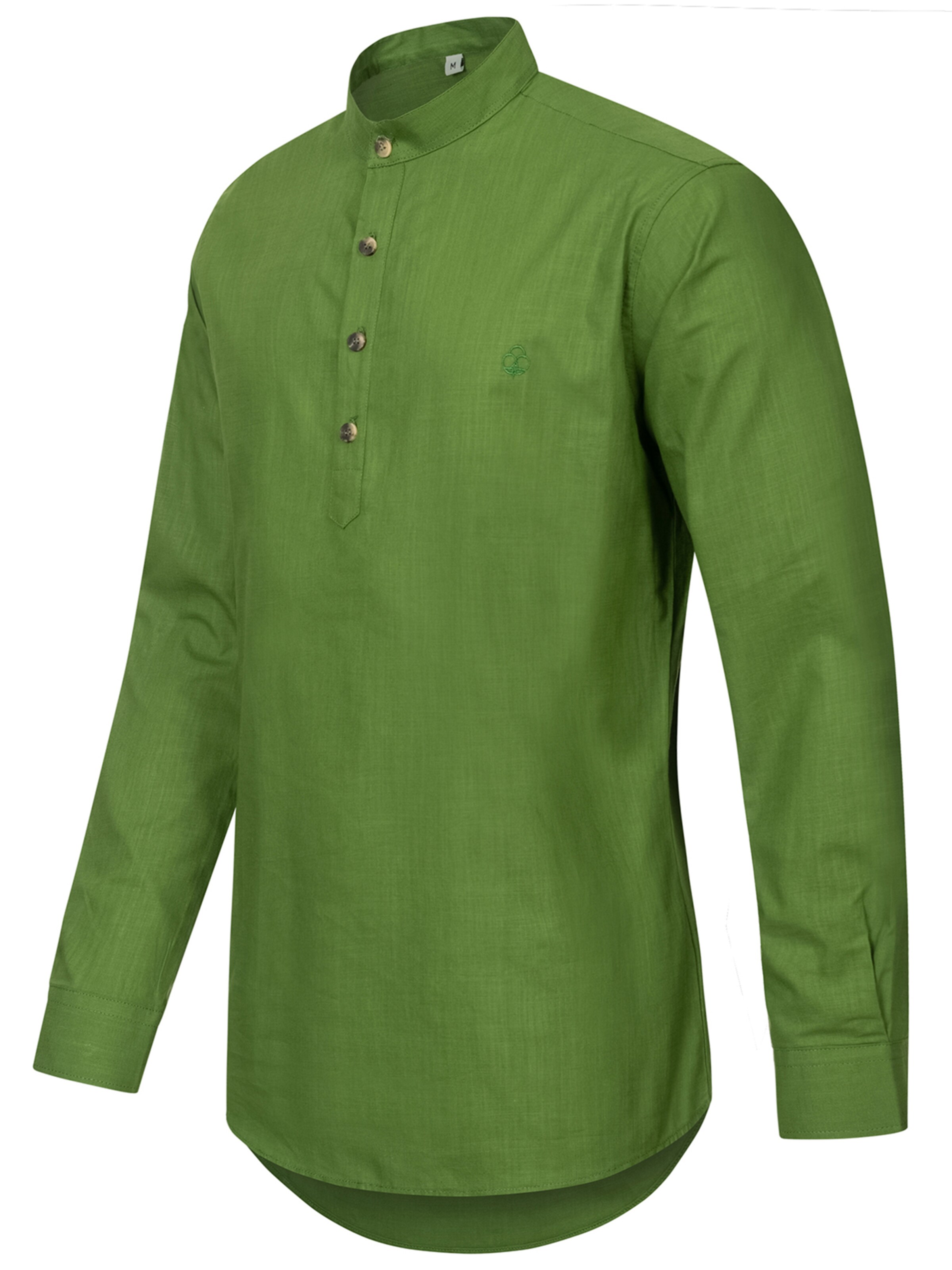 Indumentum Slim fit Button Up Shirt in Green