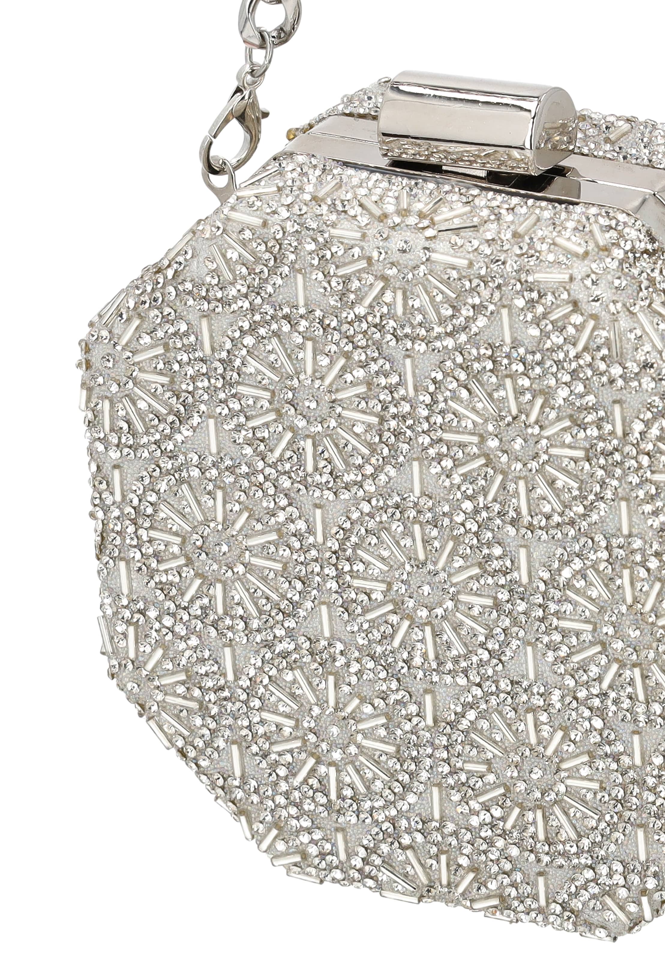 usha BLACK LABEL Clutch in Zilver