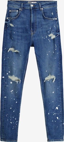 Bershka Jeans in Blauw: voorkant