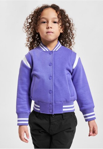 Veste de survêtement Urban Classics en violet : devant