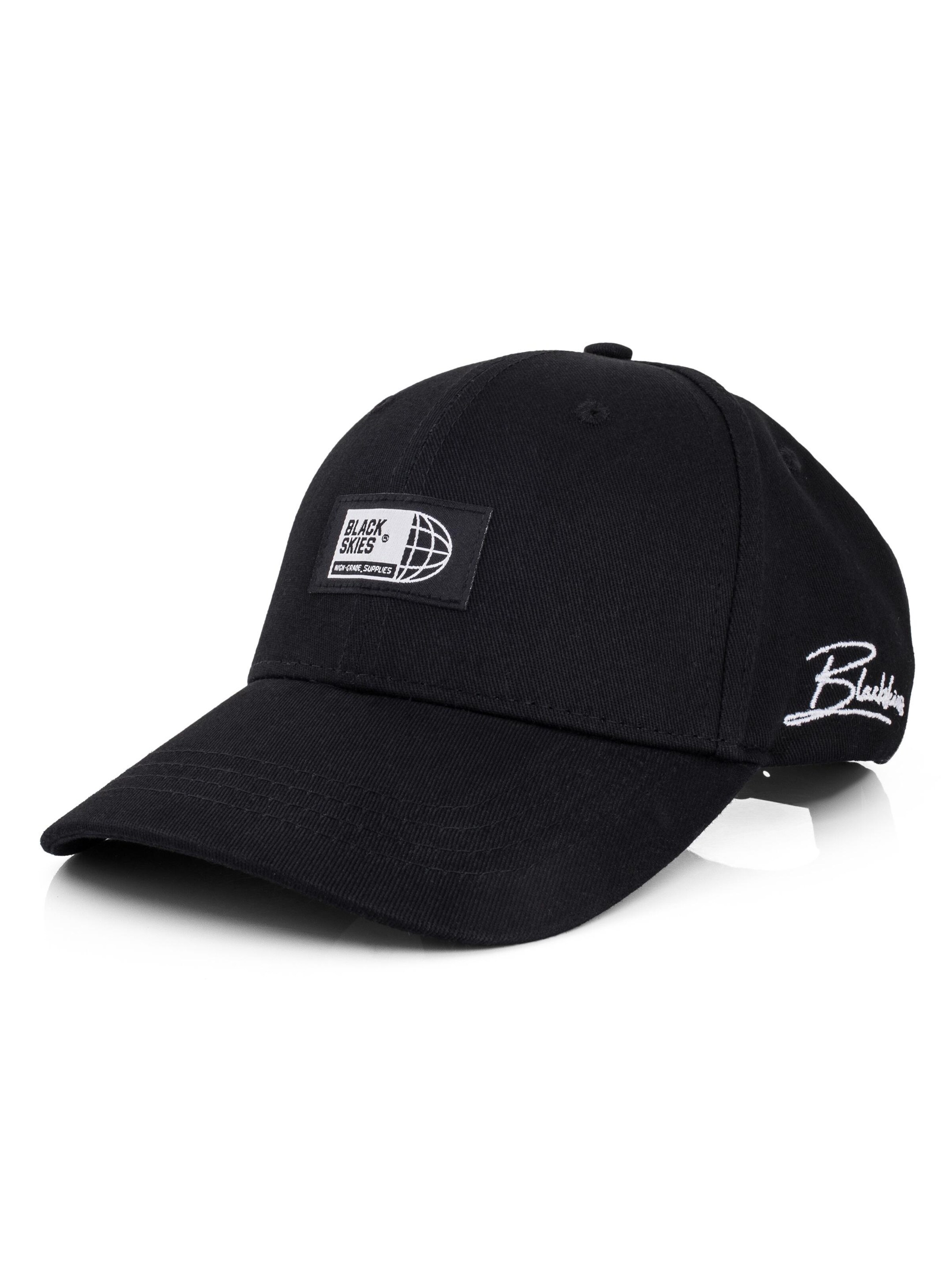 Blackskies Cap 'High Grade' in Black: front