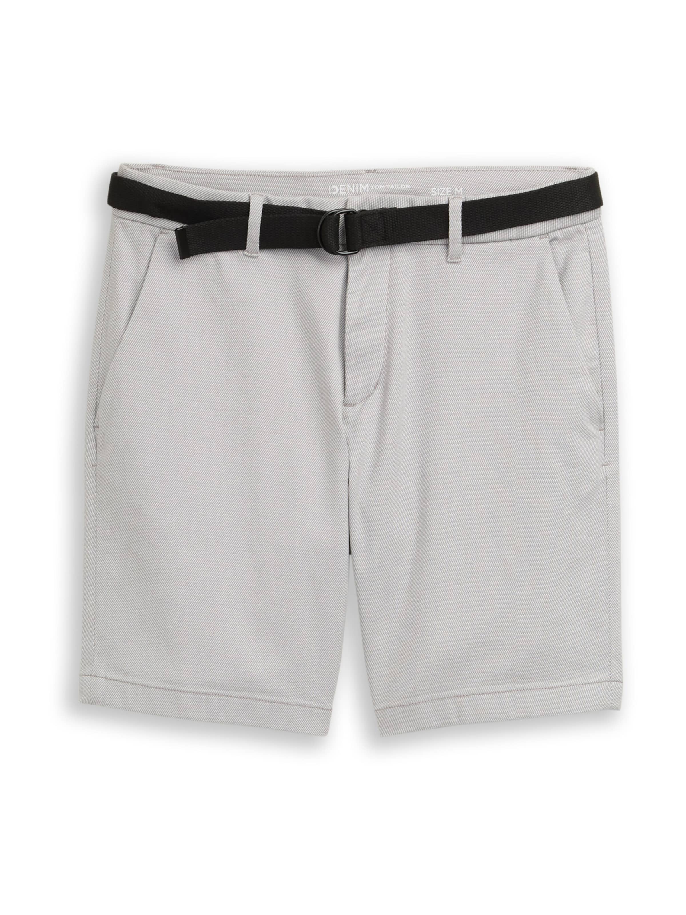 TOM TAILOR DENIM Chino nadrág - szürke: elől