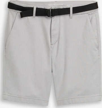 Pantalon chino TOM TAILOR DENIM en gris : devant