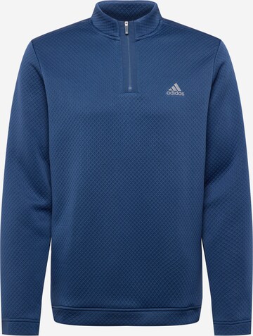 adidas Golf Sportsweatshirt in Blauw: voorkant