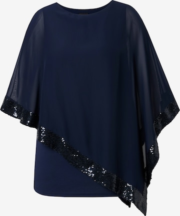 Ulla Popken Blouse in Blue: front