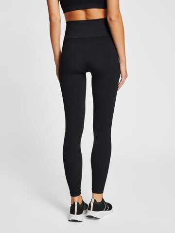 Hummel Skinny Sporthose 'Rest' in Schwarz