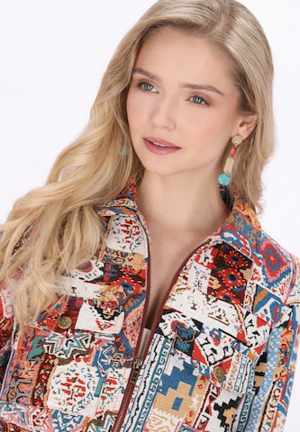 IZIA - Casaco meia-estação em mistura de cores