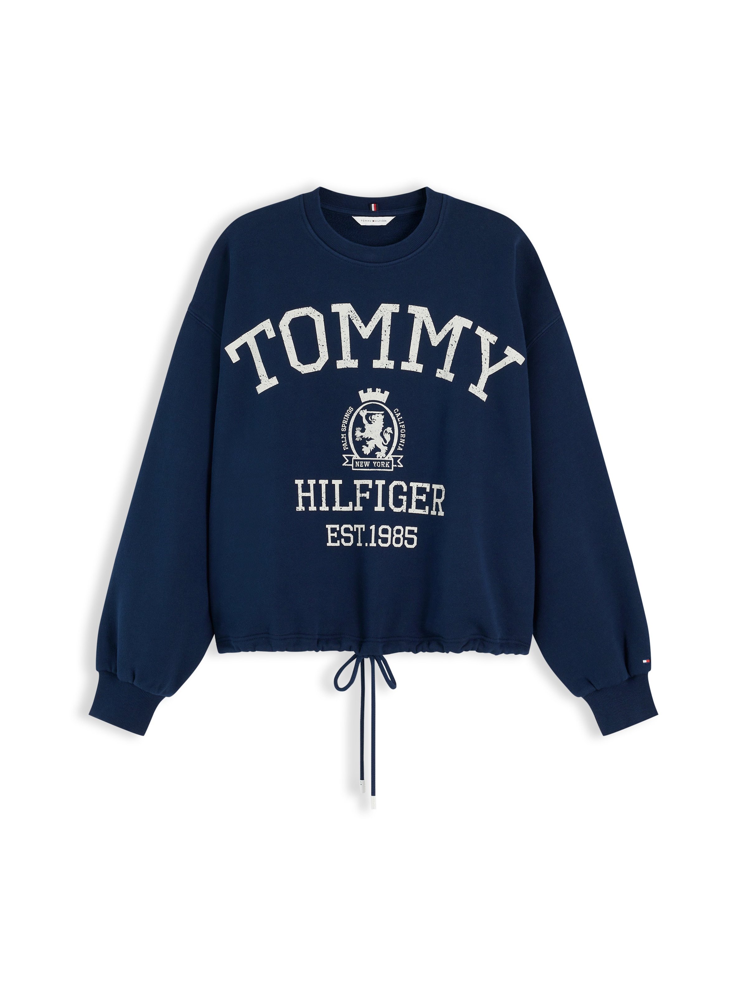 TOMMY HILFIGER Суичър 'VARSITY CREST' в синьо: отпред