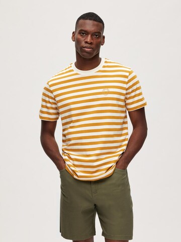 SELECTED HOMME Koszulka 'RICKY' w kolorze beżowy: przód