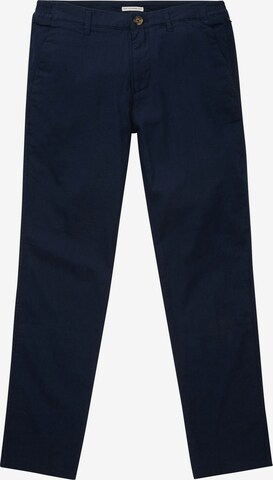 TOM TAILOR - regular Pantalón chino en azul: frente