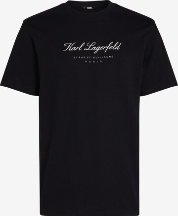 Karl Lagerfeld Shirt ' Hotel Karl' in Zwart: voorkant