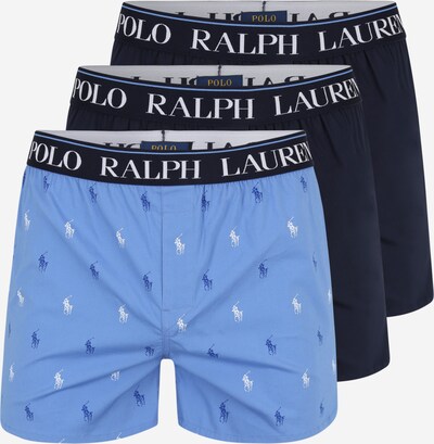 Polo Ralph Lauren Boxers en bleu / bleu marine / bleu clair / blanc, Vue avec produit