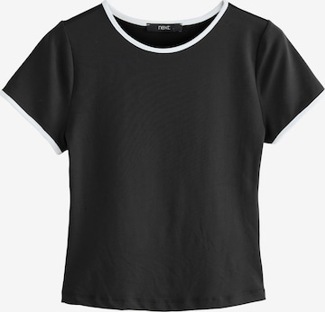 juoda Next Marškinėliai: priekis