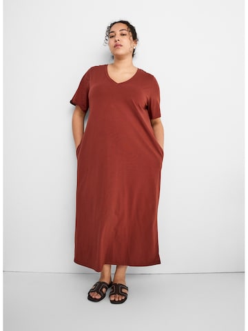 Zizzi Kleid 'VDorit' in Rot