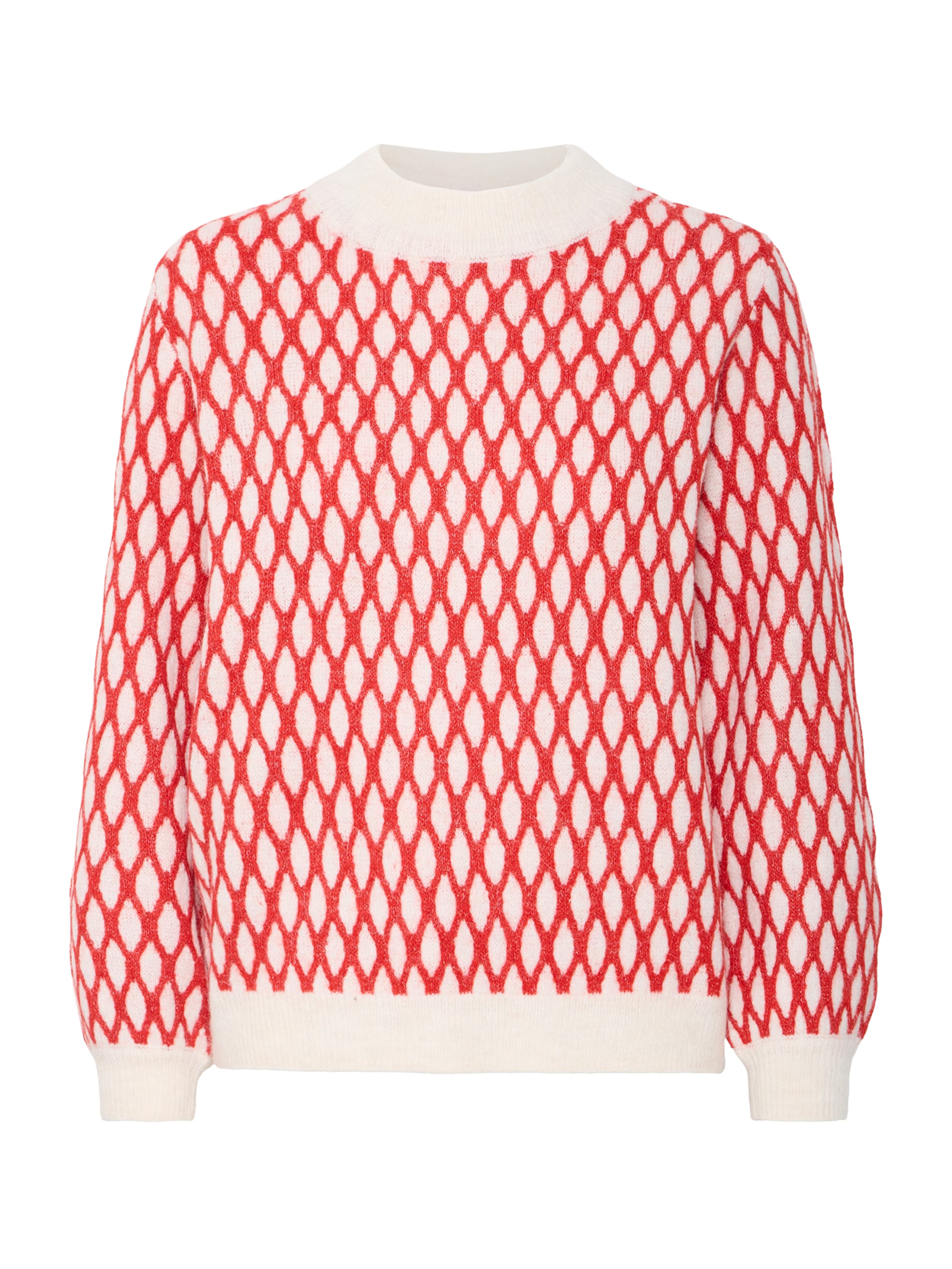 ICHI Sveter 'IH KAMARA' - Červená: predná strana