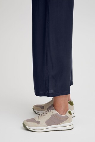 Oxmo Wide Leg Hose 'Elisabeth' in Blau