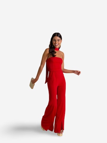 THE-ARE - Jumpsuit en rojo: frente