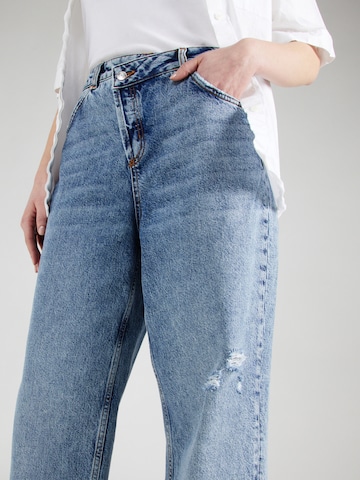 HUGO Wide leg Jeans 'Gisanna' in Blue