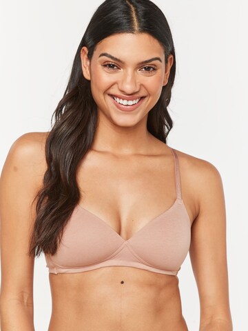 Next T-shirt Bra in Beige: front
