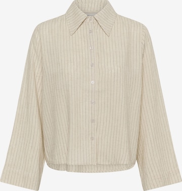 My Essential Wardrobe Blouse 'Jannie' in Beige: voorkant