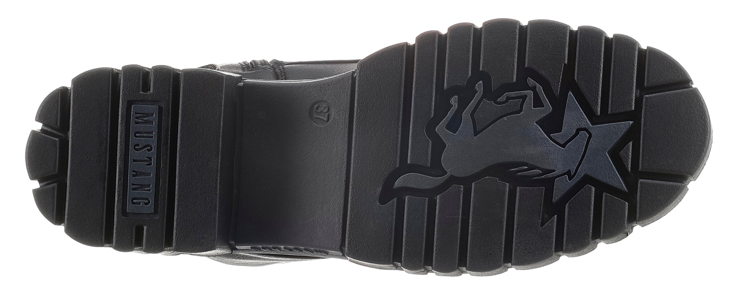 Bottines à lacets MUSTANG en noir