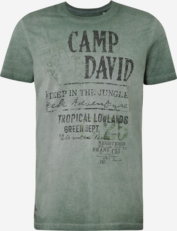 žalia CAMP DAVID Marškinėliai: priekis