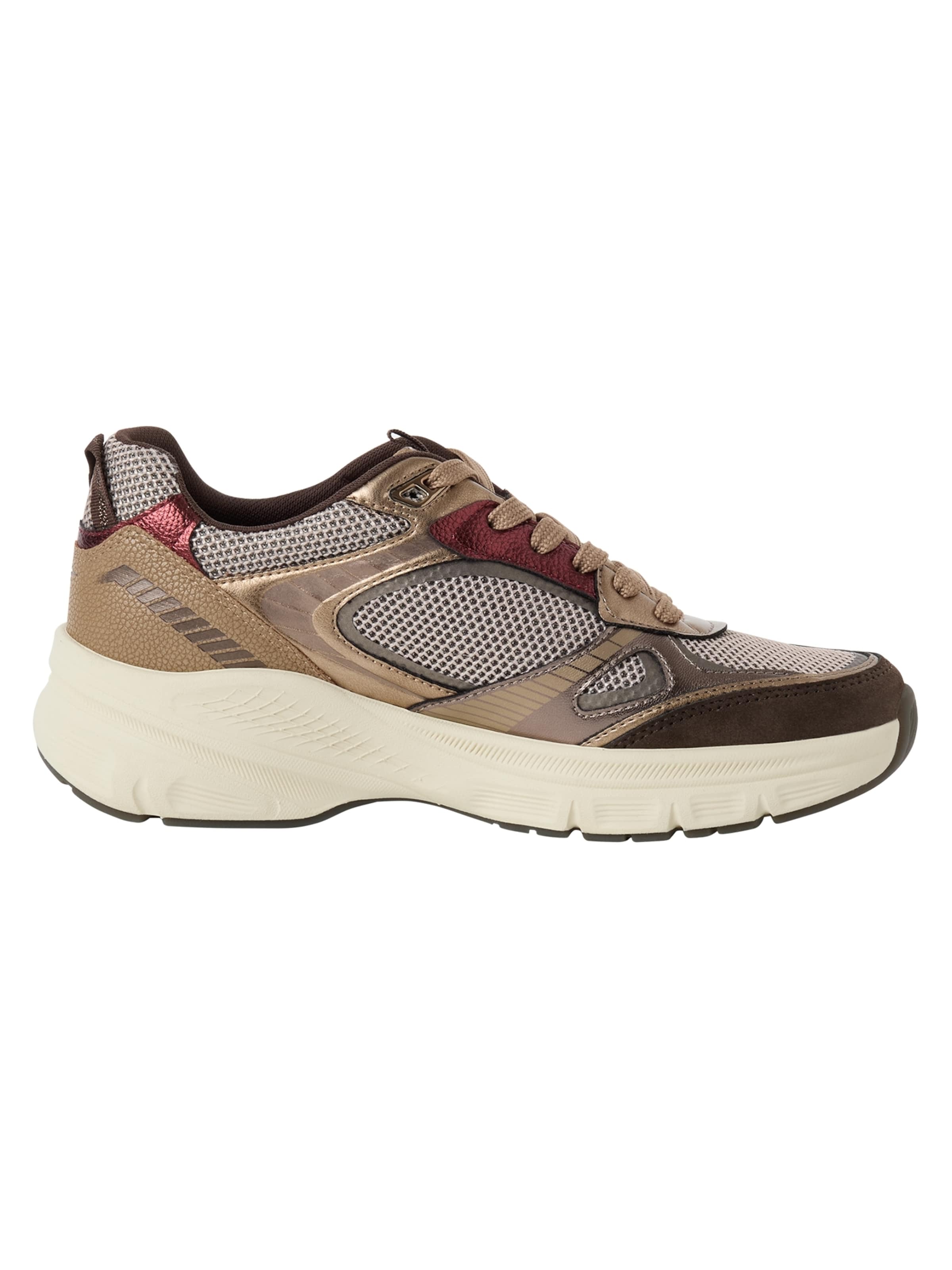 Tamaris Sneakers laag in Beige