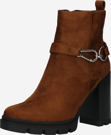 ONLY Ankle Boots 'Brave' in Brown: front
