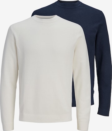 JACK & JONES Sweater 'Bluriley' in Blue: front