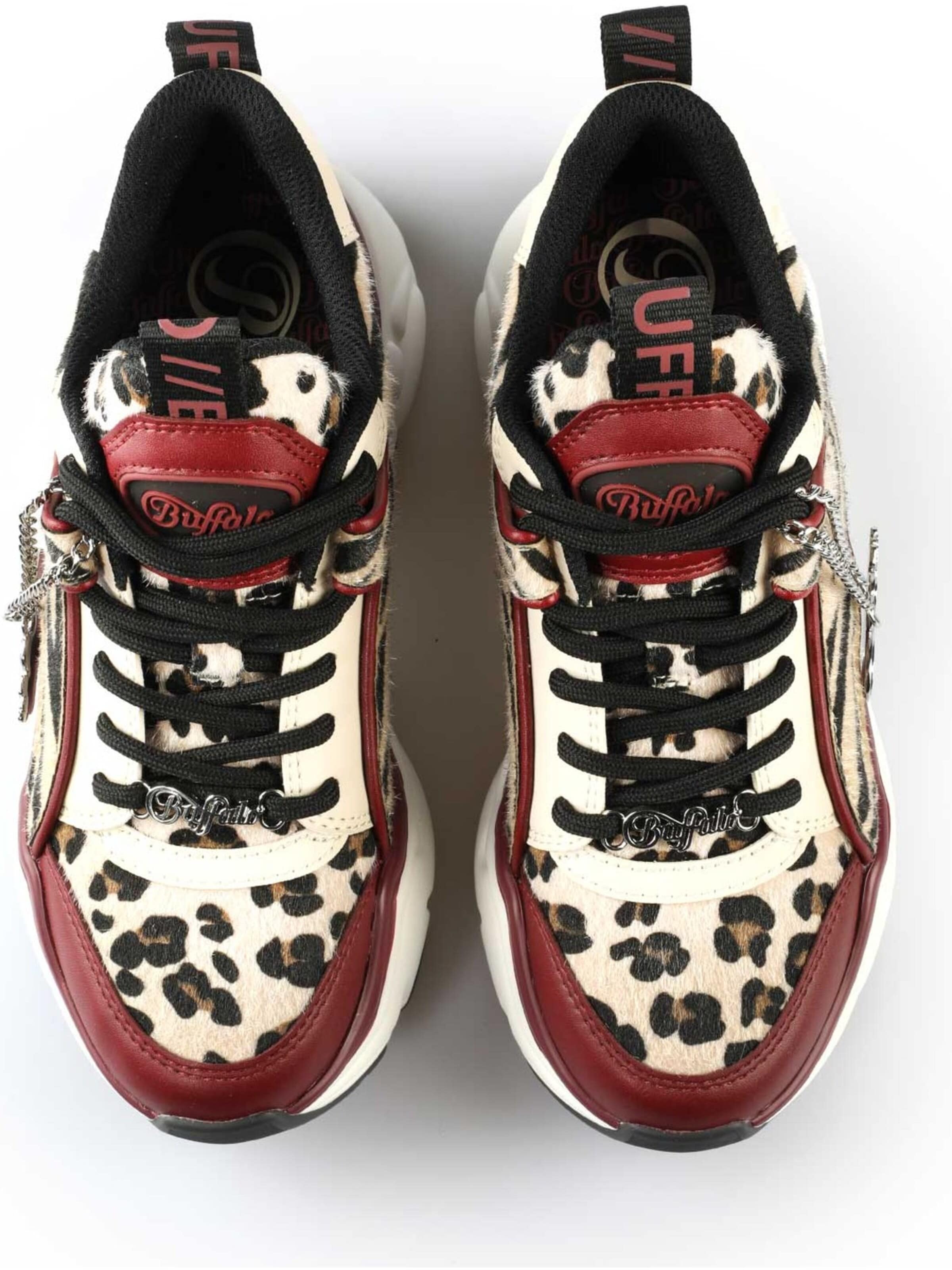BUFFALO Sneakers 'Binary Glam' in Red
