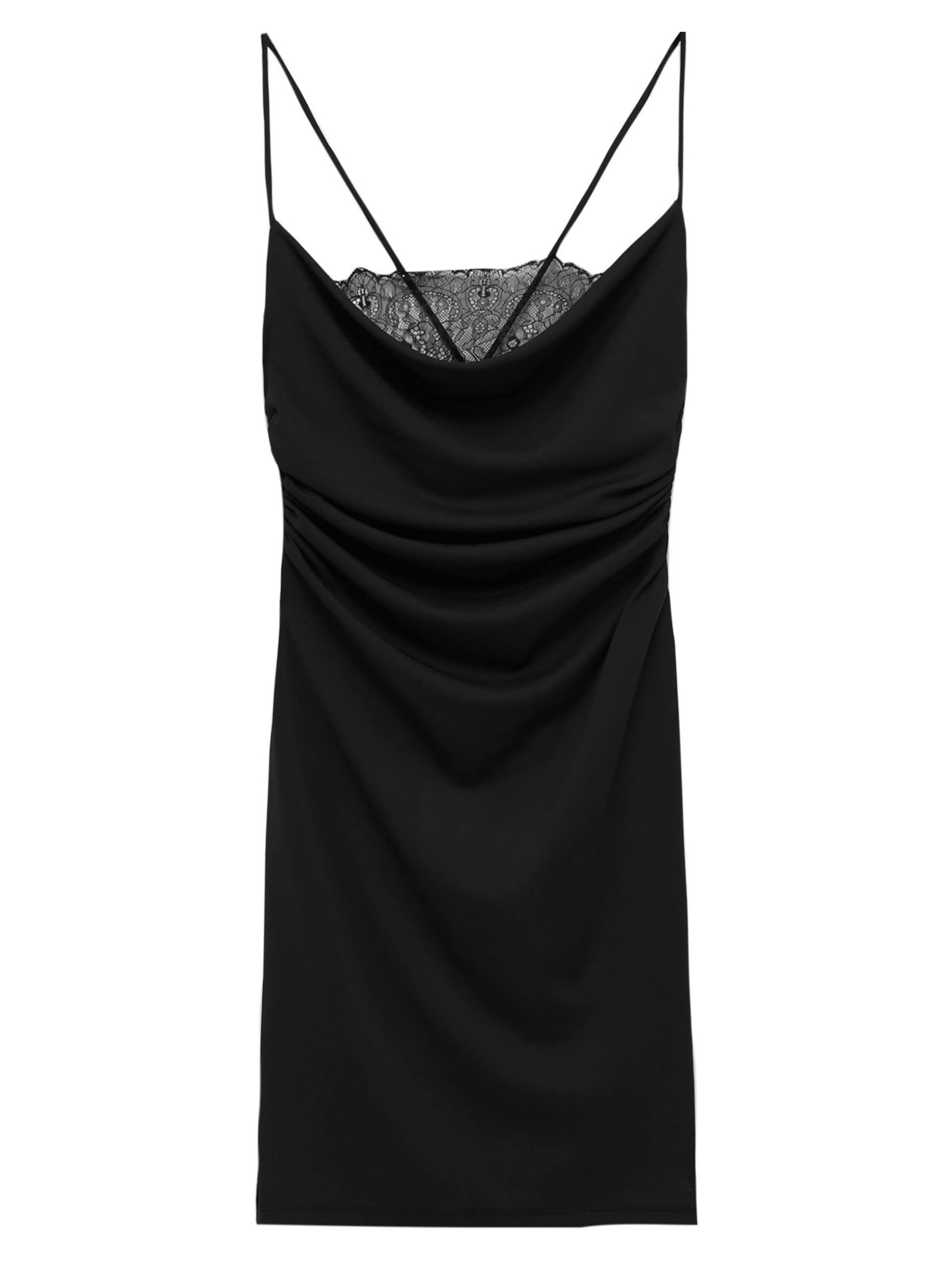 Pull&Bear Dress in Black: front