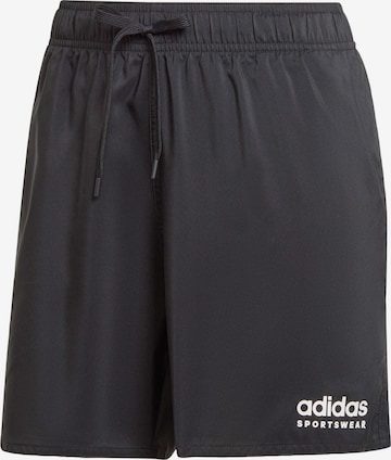 ADIDAS PERFORMANCE Zwemshorts in Zwart: voorkant