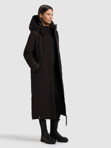 khujo Winter Coat 'LOFI3' in Black