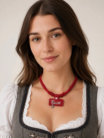 Allgäu Rebell Necklace 'Bussi' in Red