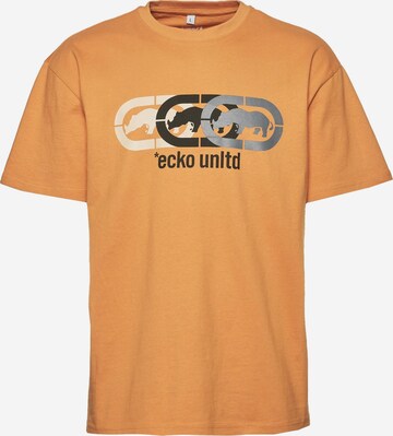 T-Shirt 'Rhino' Ecko Unlimited en orange : devant