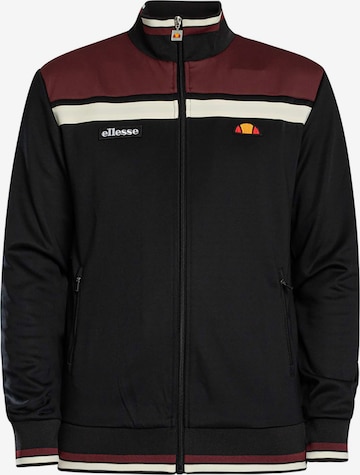 ELLESSE Кофта на молнии 'Vignola' в Черный: спереди