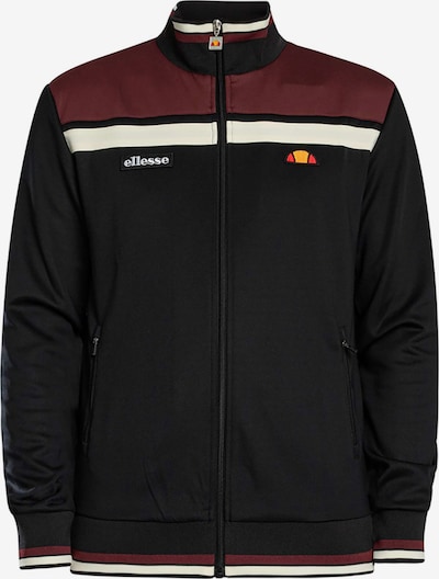 Giacca sportiva 'Vignola' in XL ELLESSE di colore bordeaux / nero / bianco, Visualizzazione prodotti