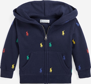 Polo Ralph Lauren Sweatvest in Blauw: voorkant