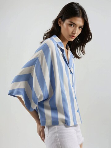 Busem Blouse 'Hemden' in Blauw
