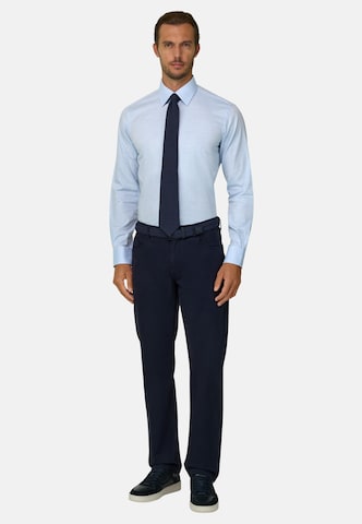 Boggi Milano Regular fit Button Up Shirt in Blue