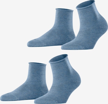 ESPRIT Socken 'Basic Pure 2-Pack' in Blau: Vorderseite