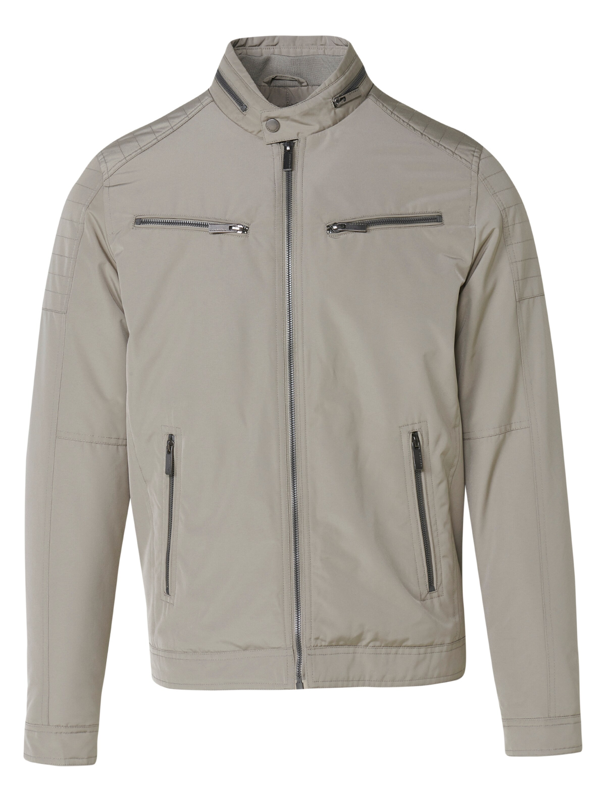 KOROSHI Přechodná bunda – šedá: přední strana