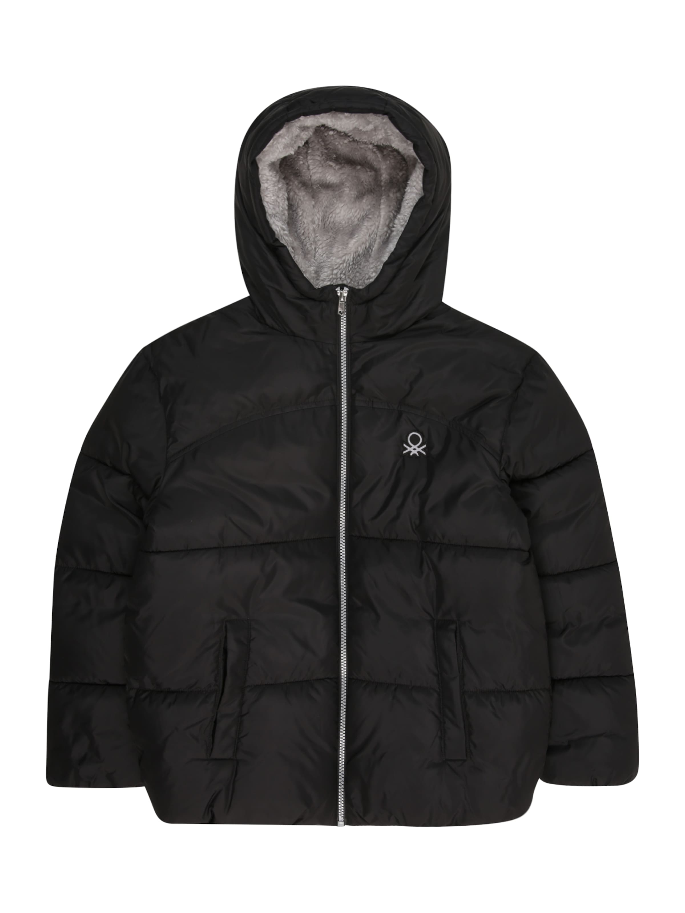 Giacca di mezza stagione di UNITED COLORS OF BENETTON in nero: frontale