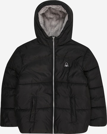 UNITED COLORS OF BENETTON Välikausitakki värissä musta: etupuoli